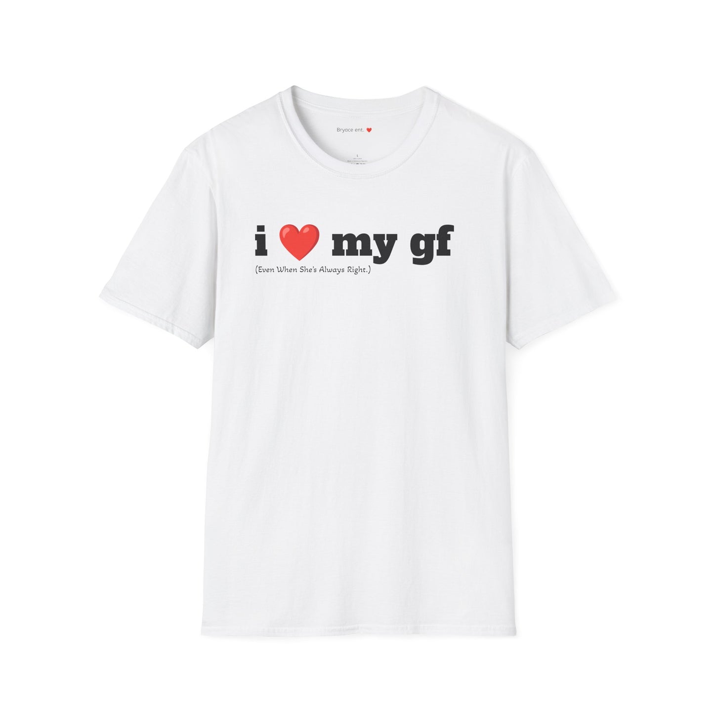 'i love my gf' T-Shirt Funny