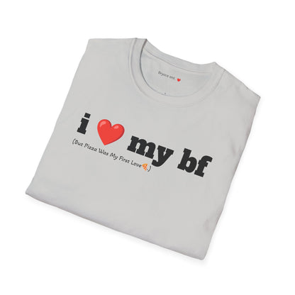 'i love my bf' T-Shirt Funny